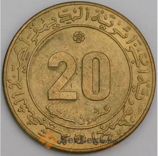 Алжир 20 сантимов 1975 КМ107 UNC арт. 46451