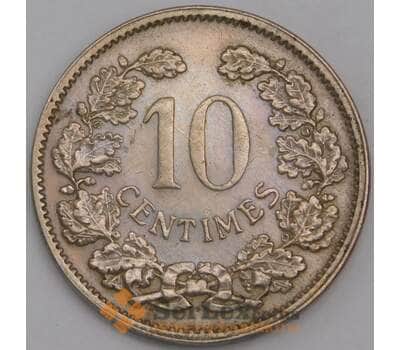 Люксембург монета 10 сантимов 1901 КМ25 XF арт. 42796
