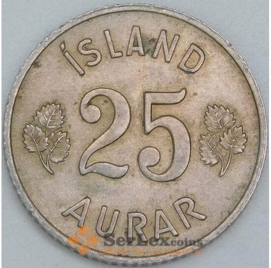 Исландия 25 эйре 1963 КМ11 XF арт. 56653