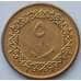Монета Ливия 5 дирхамов 1979 КМ19 UNC (J05.19) арт. 15526