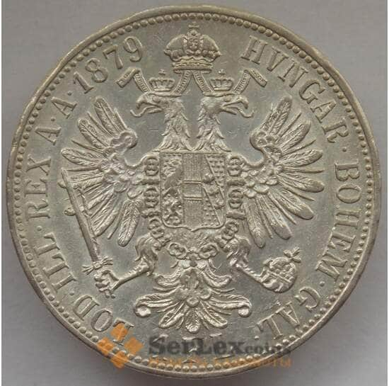 Австрия 1 флорин 1879 А КМ2222 UNC Серебро (J05.19) арт. 14839