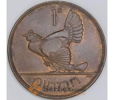 Ирландия 1 пенни 1928 КМ3 AU арт. 54962