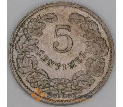 Монета Люксембург 5 сантимов 1908 КМ26 XF арт. 39310