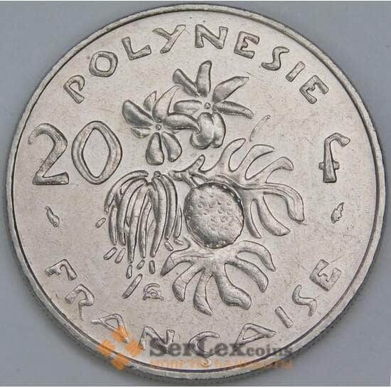Французская Полинезия 20 франков 1991 КМ9 aUNC арт. 56916
