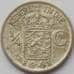 Монета Нидерландская Восточная Индия 1/4 гульдена 1941 P КМ319 XF Серебро (J05.19) арт. 15574