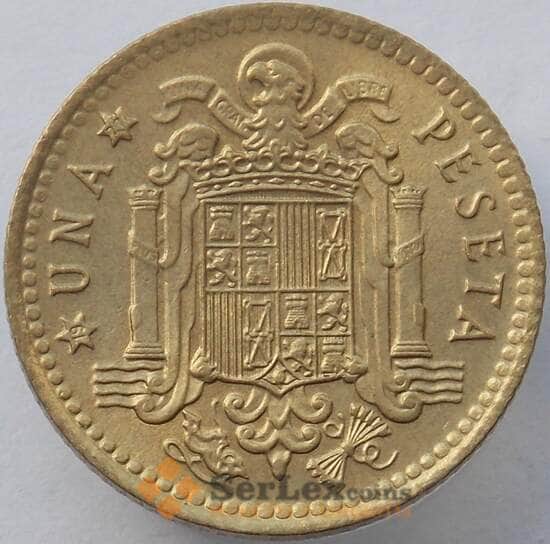 Испания 1 песета 1975 КМ806 UNC (J05.19) арт. 15620