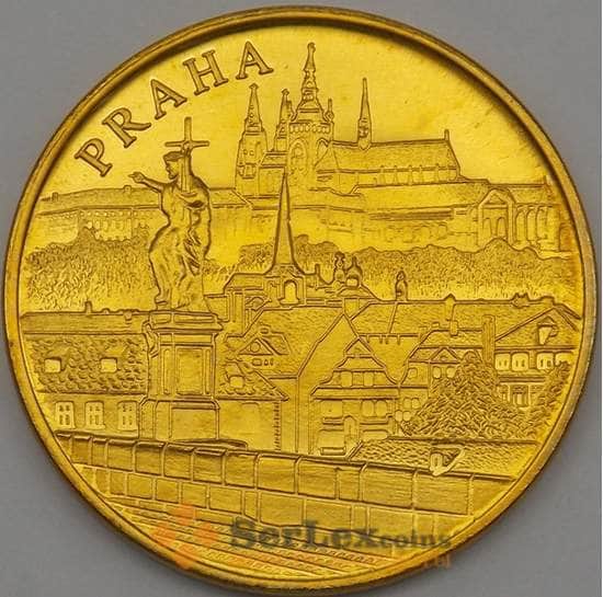 Туристический жетон (медаль) Чехия Пражская информационная служба в капсуле арт. 18829