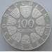 Монета Австрия 100 шиллингов 1974 КМ2926 Proof Серебро Олимпиада Инсбрук (J05.19) арт. 14901