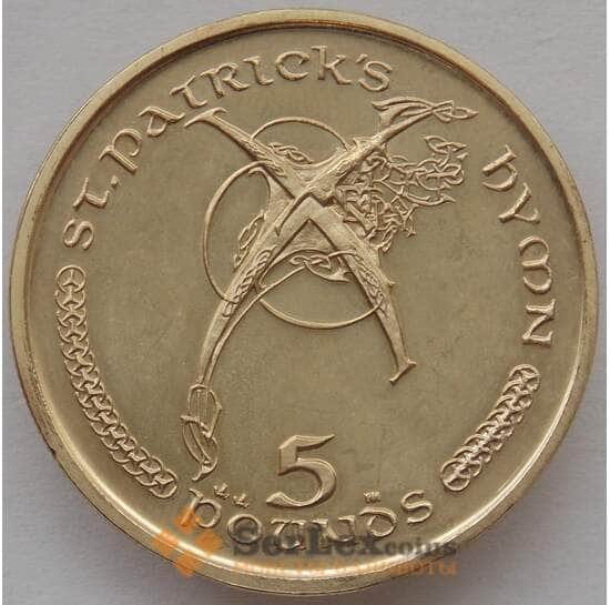 Мэн остров 5 фунтов 2001 КМ1044 BU Крест Святого Патрика (J05.19) арт. 15646