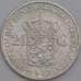 Нидерланды монета 2 1/2 гульдена 1933 КМ331 VF арт. 43529