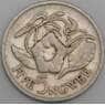 Замбия монета 5 нгве 1972 КМ11 ХF арт. 44915