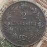 Италия 2 чентезимо 1903 КМ38 VF+ арт. 41739