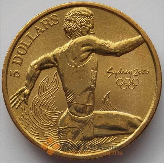 Австралия 5 долларов 2000 КМ370 BU Триатлон Олимпиада Сидней (J05.19) арт. 17207