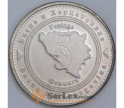 Босния и Герцеговина 5 фенингов 2008 КМ121 UNC арт. 57433