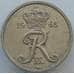 Монета Дания 25 эре 1965 КМ850 XF (J05.19) арт. 16373