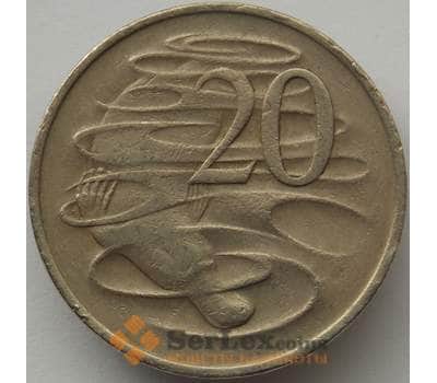 Монета Австралия 20 центов 1970 КМ66 VF (J05.19) арт. 17272