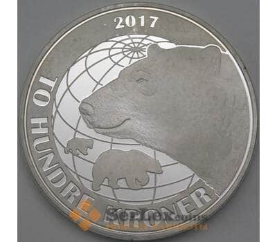 Свальбард 200 крон 2017 Медведь Prooflike арт. 26497