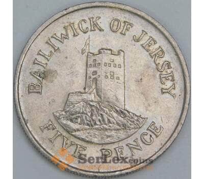 Джерси 5 пенсов 1985 КМ56.1 VF арт. 56682