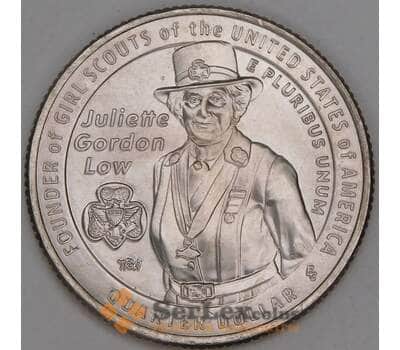 США 25 центов 2025 P UNC №17 Джульетта Гордон Лоу арт. 52666