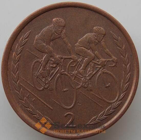Мэн остров 2 пенса 1996 КМ589 XF Велоспорт арт. 13907