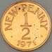 Монета Гернси 1/2 пенни 1971 КМ20 Proof (n17.19) арт. 20020