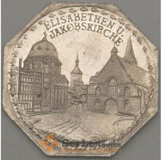 Германия Нюрнберг 20 пфеннигов 1921 Proof ELISABETHEN JAKOBSKIRCHE (j05.19) арт. 19941