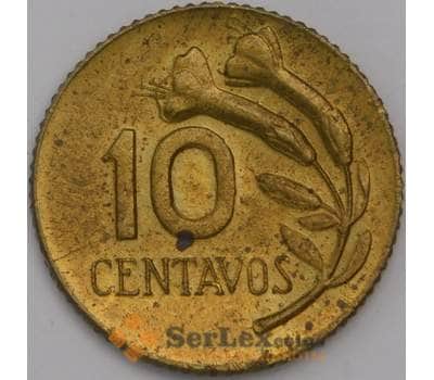 Монета Перу 10 сентаво 1968 КМ245 aUNC арт. 40101