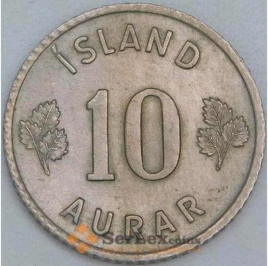 Исландия 10 эйре 1962 КМ10 AU арт. 56654