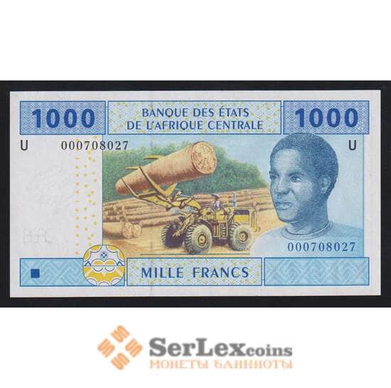 Камерун 1000 франков 2002 Р207Uа UNC арт. 55083