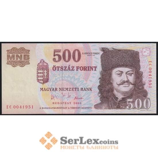 Венгрия 500 форинтов 2006 Р194 UNC 50 лет Восстанию арт. 51085