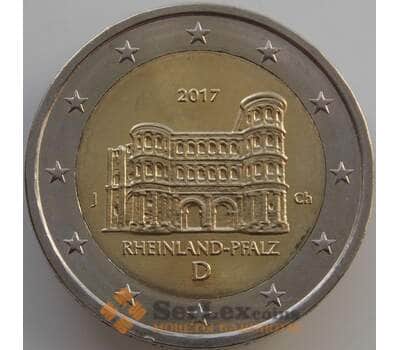 Монета Германия 2 евро 2017 UNC Рейланд-Пфальц арт. 11510