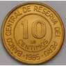 Перу 10 сентимос 1985 КМ293 UNC арт. 31265