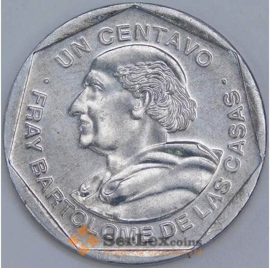 Гватемала 1 сентаво 1999 КМ282 UNC арт. 57581