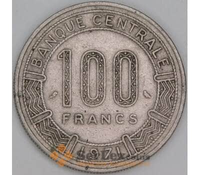 Чад 100 франков 1971 КМ2 F арт. 54775