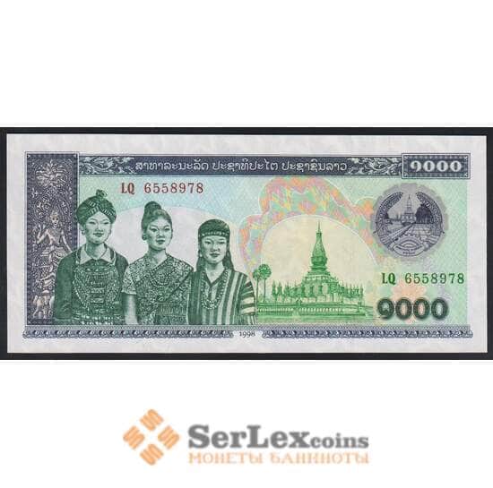 Лаос банкнота 1000 кип 1998 Р32а UNC арт. 45033