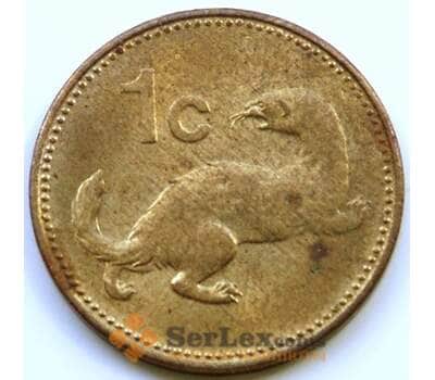 Монета Мальта 1 цент 1995 КМ93 AU арт. 5408