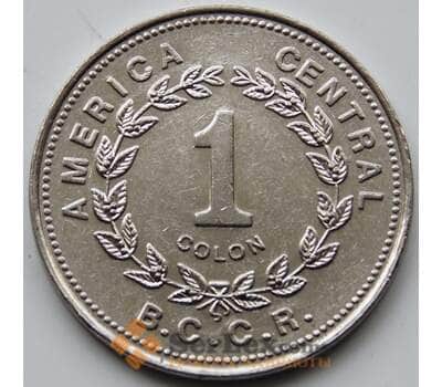 Монета Коста-Рика 1 колон 1993 КМ210,2 UNC арт. 5641