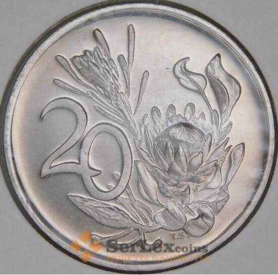 Южная Африка ЮАР 20 центов 1974 КМ86 Proof  арт. 57130