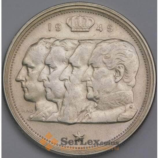 Бельгия 100 франков 1949 КМ138 AU Belgique  арт. 40246