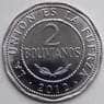 Боливия 2 боливиано 2012 КМ218 UNC арт. 6304