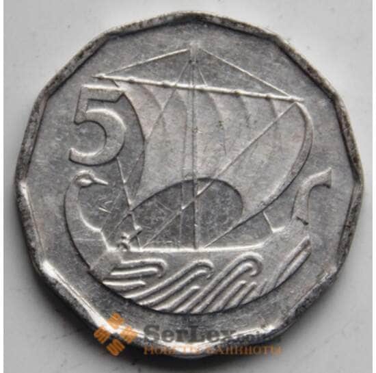Кипр 5 милс 1982 КМ50.2 XF арт. 6322