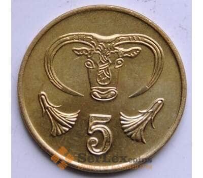 Монета Кипр 5 центов 1991 КМ55.3 AU арт. 6323