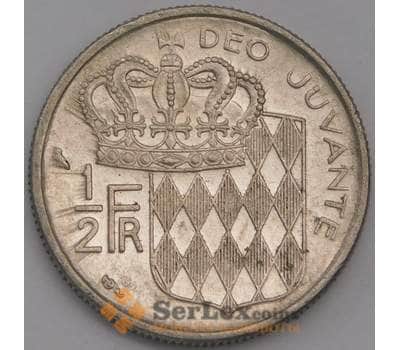 Монета Монако 1/2 франка 1965 КМ145 XF арт. 6424