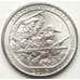Монета США 25 центов 2017 UNC 40 парк имени Кларка D арт. 8161