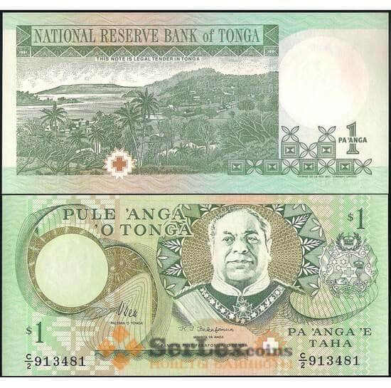Тонга 1 паанга 1995 Р31 UNC арт. 22120