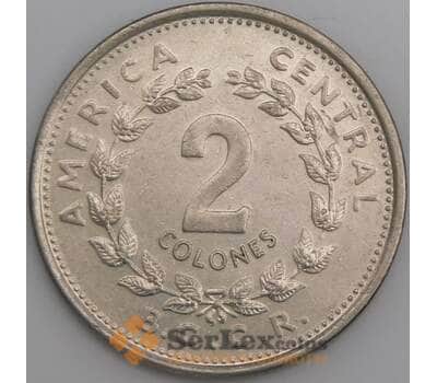 Коста-Рика монета 2 колона 1984 КМ211.2 AU арт. 44995