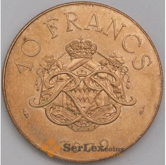 Монако монета 10 франков 1979 КМ154 aUNC арт. 43168