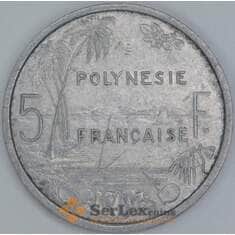 Французская Полинезия 5 франков 1965 КМ4 VF арт. 56788