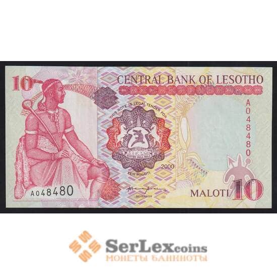 Лесото 10 малоти 2000 Р15а UNC арт. 52310