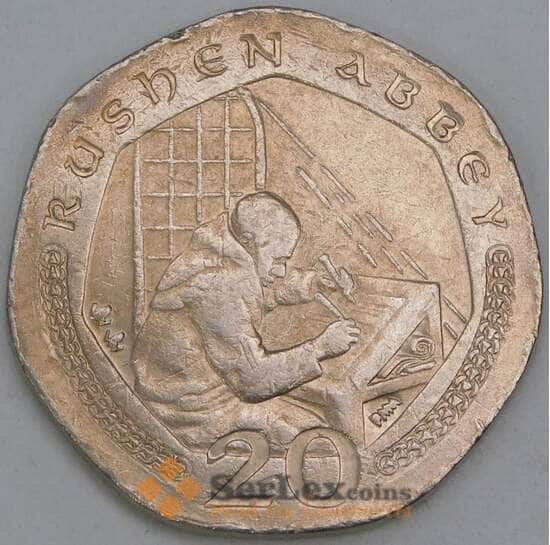 Мэн 20 пенсов 2000 КМ1040 VF арт. 56043 Мэн 20 пенсов 2000 КМ1040 VF арт. 56043